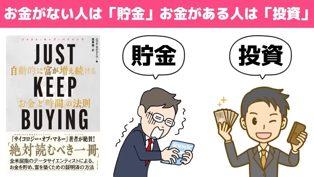 貯金と投資の比較